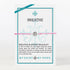 My Saint My Hero Breathe Blessing Bracelet - Silver-Plated Medal on Pink Hand-Woven Cord...