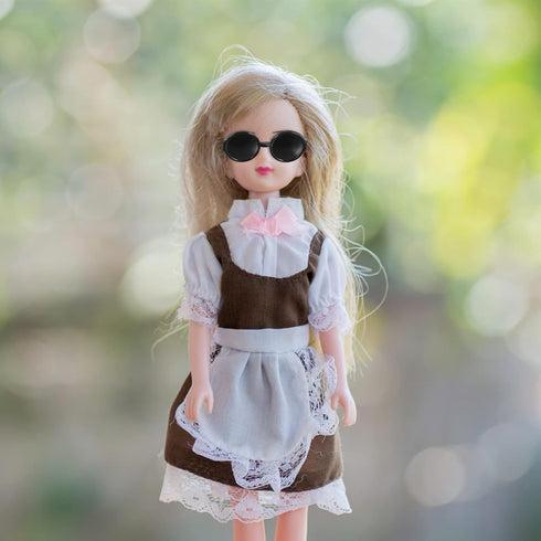 Toyvian 60PCS Doll Sunglasses Plastic Miniature Sunglasses Doll Dressing Supplies Mini Glasses Decor for DIY Accessories Doll Dressing Supplies...