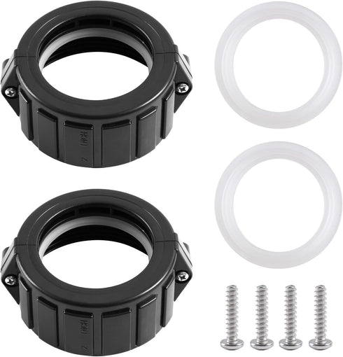 Pump Union Split Nut Repair Kit for Hot Tub Parts Pump Union 2" MBT - 0121109020 400-5301 Spa hot tub Split nut Pair w/Screws...
