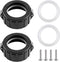 Pump Union Split Nut Repair Kit for Hot Tub Parts Pump Union 2" MBT - 0121109020 400-5301 Spa hot tub Split nut Pair w/Screws...
