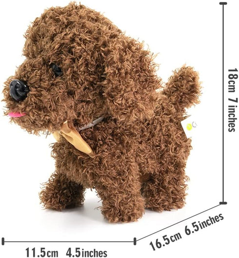 WEofferwhatYOUwant Plush Electronic Labradoodle Dog - Adorable Goldendoodle Teddy Bear Puppy- Walks, Barks, and Cuddles. Ages 18+ months...