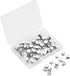 SUBANG 30 Pieces Metal Pin Backs Locking Pin Keepers Locking Clasp with Storage Case...
