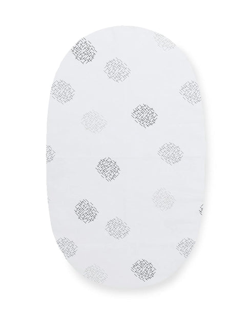 4moms MamaRoo Sleep Bassinet Sheets, Machine Washable and 100% Cotton, White...