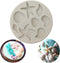 Marine Theme Cake Fondant Silicone Mold,Seashell, Conch, Starfish, Fish,Under the Sea Style Handmade Pastry Baking Molds for Cookie Chocolate Cand...