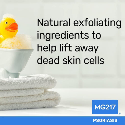 MG217 Psoriasis Dead Sea Exfoliating Bar Soap, Heal & Condition with Dead Sea Salt, Bee Propolis, Vitamin D3 for Psoriasis Skincare, 5oz...