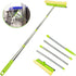 Window Squeegee for Window Cleaning, 58'' Squeegee Window Cleaner Tool 2 in 1 Car Window Cleaning Tool with Extension Pole Telescopic Window Washi...