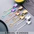 8Pcs Shovel Shape Stainless Steel Spoon with Exquisite Box, Gleaming Tea Coffee Sugar Cake Spoon, Dessert Ice Cream Spoon, Fruit Spoon Stirring Sp...
