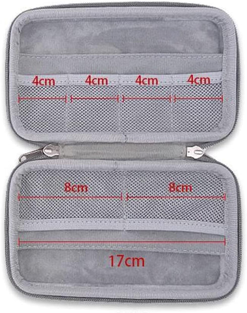 Diabetic Supplies Travel Case Bag Organizer for Glucose Meter, Blood Sugar Test Strips, Lancets, Lancing Device, Pens, Syringes, Alcohol Wipe, Har...
