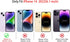 NITITOP Compatible for iPhone 14 Case Clear with Card Holder, Cute Flower Phone Cover for Women Girl, Protective Soft TPU Shock-absorbing Wallet C...