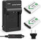 2-Pack NP-BX1 Battery and Charger Kit for Sony NP-BX1 and Sony Cyber-Shot DSC-HX99, HX95, HX350, RX1, RX1R II, RX100 (II/III/IV/V/VA/VI/VII), FDR-...