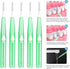 60PCS Floss Brush Adult Interdental Brush Push-Pull Type Tooth Cleaning Tool Soft Toothpick Cleaners Oral Dental Hygiene Brush Tooth Flossing Head...