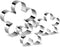 ICYANG Stainless Steel Cookie Cutters for Kids Rose Petal Flower Shape Christmas Valentine's Day Biscuit Fondant DIY Pastry Mold Cake Decoration f...