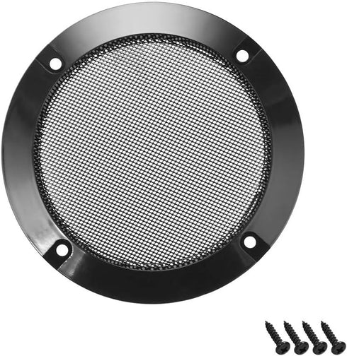 uxcell 3" Speaker Grill Mesh Decorative Circle Woofer Guard Protector Cover Accessories Black...