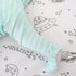 Milky Chic GOTS Fitted Baby Crib Sheet, Breathable 100% Organic Cotton Mattress Sheet for Boys and Girls, Fits Standard Size Mattresses (Space Bla...