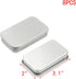 MY MIRONEY 3.1" x 2" x 0.6" Metal Slide Top Tin Containers for Candies Jewelry Crafts Pills Survival Kit Pack of 8...
