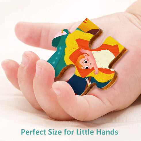 Nativity Scene Kids 24 Piece Puzzle for 3 Year Old, Unique Shape Jigsaw Pieces Christmas Wooden Jigsaw Puzzles for Toddlers Ages 3-5, Preschooler ...