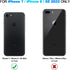 Nvollnoe for iPhone SE Case 2022/iPhone SE 2020/7/8 Case with Card Holder Heavy Duty Protective Dual Layer Shockproof Hidden Card Slot Slim Wallet...