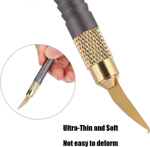 Electronics Opening Pry Tool Repair Kit, Blades Glue Tape Remover Sticker Clean Tool, Multifunction CPU Pry Cutter Mobile Phone Glue Remove Blade,...