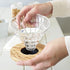 Hario VDGR-02-OV V60 Heat Resistant Glass, Permeable, Coffee Dripper, Olive Wood, 02, Coffee Drip, For 1 to 4 Cups...
