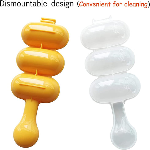 MXY Rice Ball Mould Shaker Sushi Roll Maker Kitchen Tools for Shake DIY Lunch with a Mini Rice Paddle (L-819)...