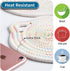 7" Cotton Trivets Set, 3Pcs Cute Cat Ear Pot Holders Woven Hot Pads Mats Thick Heat Resistant for Hot Pots and Pans Round Hot Plate Holder Washabl...