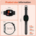 Fitness Tracker Watch with 24/7 Heart Rate Blood Oxygen Sleep Monitor, 1.69" HD 10 Day Battery Life Smart Watch, Step Calorie Counter Pedometer Ac...