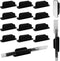 Rainmae 12 Pack Pen Holder Silicone, Adhesive Pen Holder for Desk, Single Pen Holder for Desk Accessories Teacher Supplies Bulletin Board Clipboar...