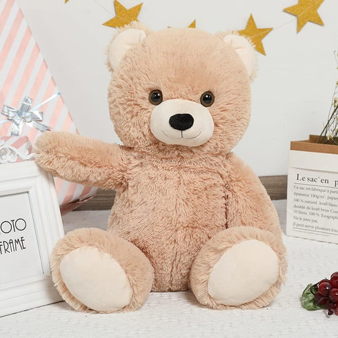 Tezituor Teddy Bear Stuffed Animal, Small 18 inch Teddy Bear Cute Plush Bear, Christmas Birthday Valentines Day Teddy Bear Gift for Girlfriend Gir...