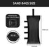 Tent Weights Set of 4 Sand Bags for Canopy Legs Outdoor Instant Sun Shelter Patio 112LBS Large Heavy Duty (Black)...
