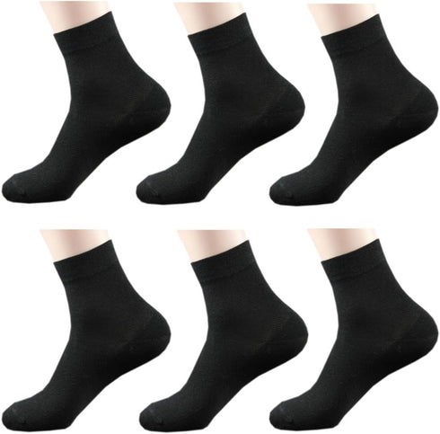October Elf Men's Crew Ankle Thin Cotton Dress Socks - Short Athletic Socks...