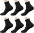 October Elf Men's Crew Ankle Thin Cotton Dress Socks - Short Athletic Socks...