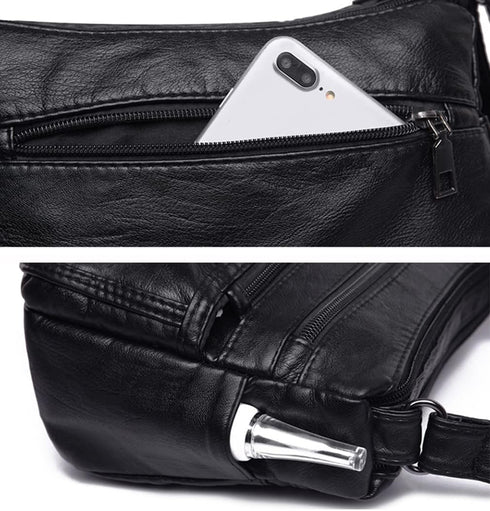Crossbody Bags for Women Waterproof Shoulder Bag Messenger Bag Casual PU Leather Ladies Purse Handbag Cross Body Hand Bag...