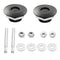 STETION Quick Release Latch License Plate Lock Clip 1.25" Diameter Aluminum Alloy Car Hood Pins Lock Clip Kit for Bumper Hood License Plate (2 Pac...