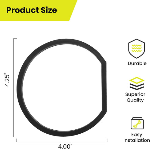 4 Pcs Replacement Gasket for Ryobi 18v Stick Vaccum Dust Bin Lid - Compatible with Models: PCL720, PBLSV716, PBLSV717- Easy-to-Install Seal for Im...