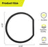 4 Pcs Replacement Gasket for Ryobi 18v Stick Vaccum Dust Bin Lid - Compatible with Models: PCL720, PBLSV716, PBLSV717- Easy-to-Install Seal for Im...