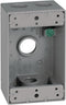 Sigma Electric, Gray Count (Pack of 1) Sigma Engineered Solutions, 14251 1/2-Inch 4 Hole 1-Gang Box...
