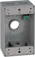 Sigma Electric, Gray Count (Pack of 1) Sigma Engineered Solutions, 14251 1/2-Inch 4 Hole 1-Gang Box...