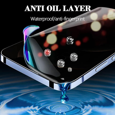 ?2 Pack? Hydrogel Film Privacy Screen Protector Compatible with iPhone 13 / 13 Pro, iPhone 14 (6.1"), ?High Sensitivity??Easy Installation? Anti-S...