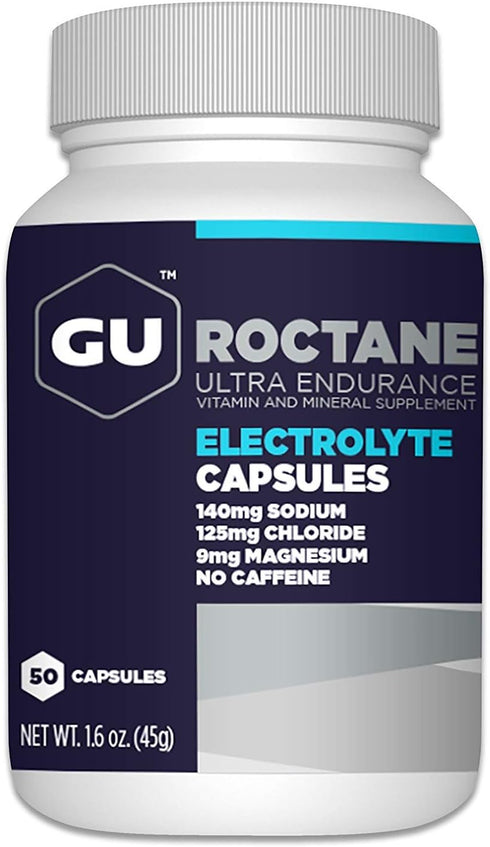 GU Energy Roctane Ultra Endurance Electrolyte Capsules,Informed Choice, Energy for Before, During or After Any Workout, 50-Count Bottle...