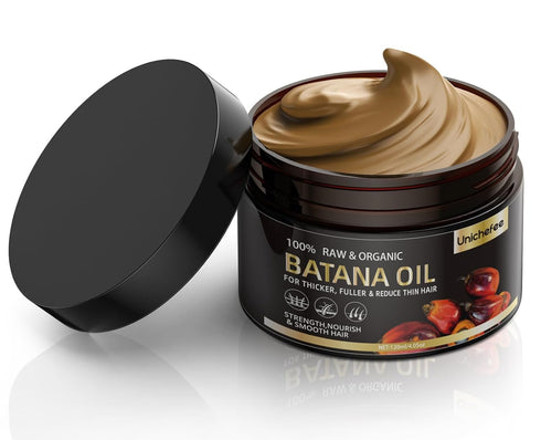 Batana Oil for Hair Growth Dr Sebi Approved 100% Pure Raw Natural Batana Hair Care Oils Organical Product for Women/Men Scalp Hair Loss & Hair Dry...