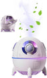 Humidifiers for Bedroom, Portable Air Humidifier Spaceship Shaped Humidifier Small Humidifier with Ambient Light for Travel Office Home Purple...