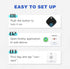 Key Finder,Item Finder Works with Apple Find My (iOS only), Smart Bluetooth Tracker for Suitcase, Bags, Wallets,Pets and More. Replaceable Battery...