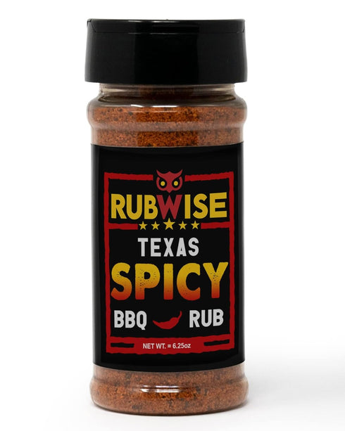 RubWise Texas Style Spicy Brisket Rub | All-Natural Dry BBQ Rubs and Spices for Smoking and Grilling | Robust and Savory Barbecue Meat Seasoning f...