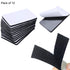 2 x 4 Inch Hook Loop Strips with Adhesive Square Hook and Loop Tape Heavy Duty Strips Sticky Back Fastener 12 Sets for Holds Picture Frame and Too...