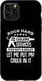 iPhone 11 Pro Rock Hard Caulking Services Funny Home Renovation Crew Case...