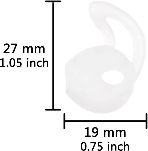 ALXCD Ear Gel for iPhone Earpods, Ear Buds Tips, 4 Pair Anti-Slip Soft Silicone Replacement Earbud Tips for Earphone of iPhone7 SE 6s iPhone 6s Pl...