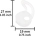 ALXCD Ear Gel for iPhone Earpods, Ear Buds Tips, 4 Pair Anti-Slip Soft Silicone Replacement Earbud Tips for Earphone of iPhone7 SE 6s iPhone 6s Pl...