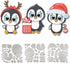 Penguins Die Cuts for Card Crafting Dies Chrismas Greeting Card Cutting Dies Embossing Stencils Template for DIY Crafts Scrapbooking Card Making S...