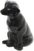Fine Ceramic Black Labrador Dog Salt & Pepper Shakers Set, 3-3/4" H...