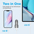 MOCA for iPhone 38W Fast Car Charger, Dual Port USB C Power Delivery All Metal Lighter PD/QC3.0 Car Charger with 2Pack PD Lightning Cord Quick Cha...